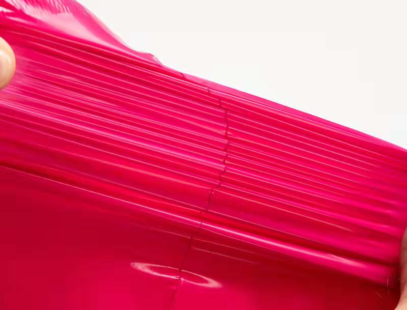 山南玫红色快递袋-05